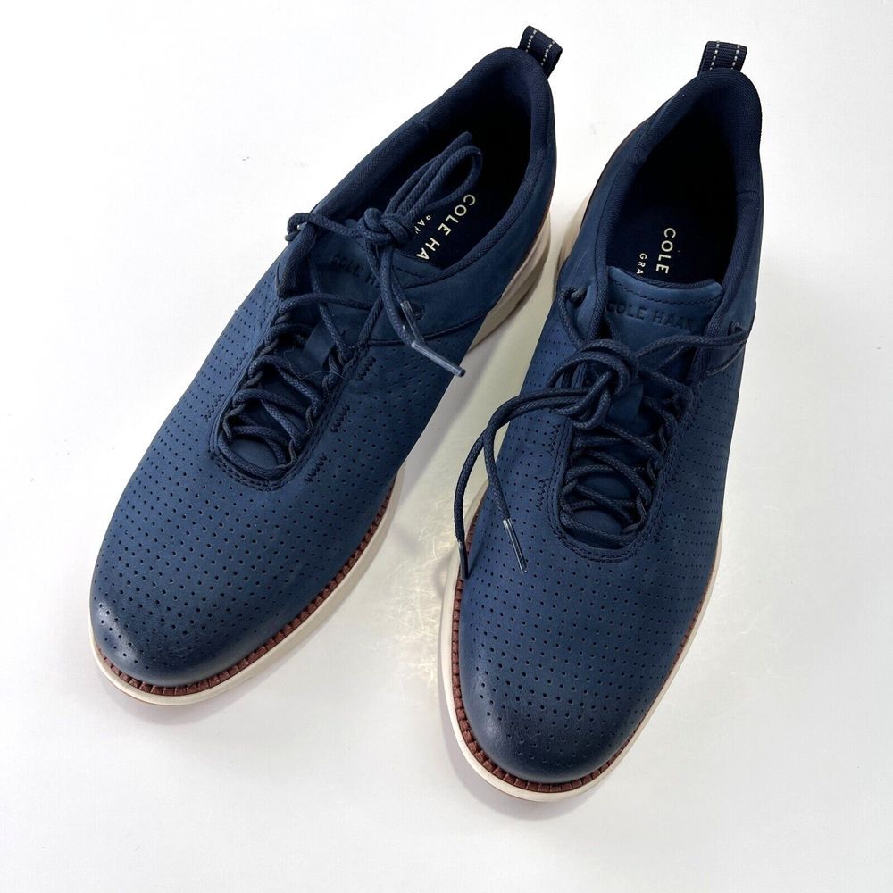 Cole Haan Men's Sneakers C38306 Grand‎ Atlantic TX SN 8M Navy  Casual Preppy